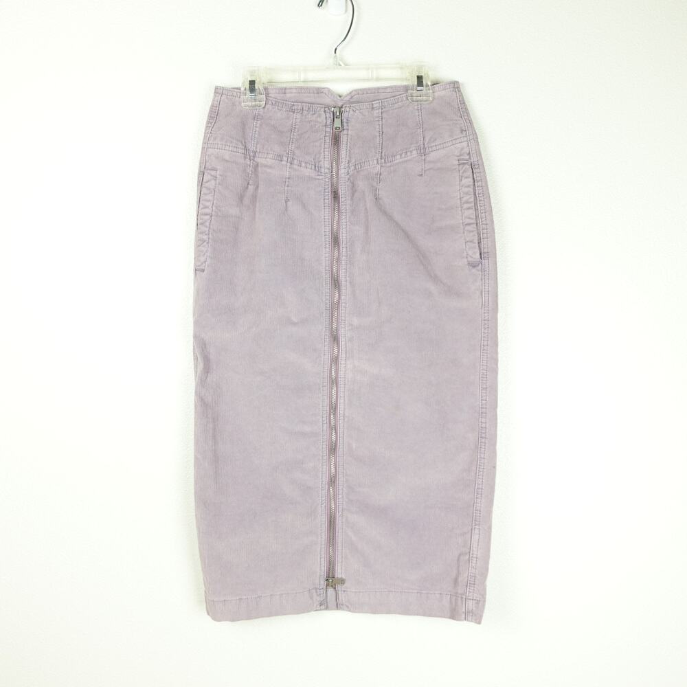 We the Free Skirt SZ 25 Pencil Corduroy Soft Girl Fairy Preppy Academic Twee